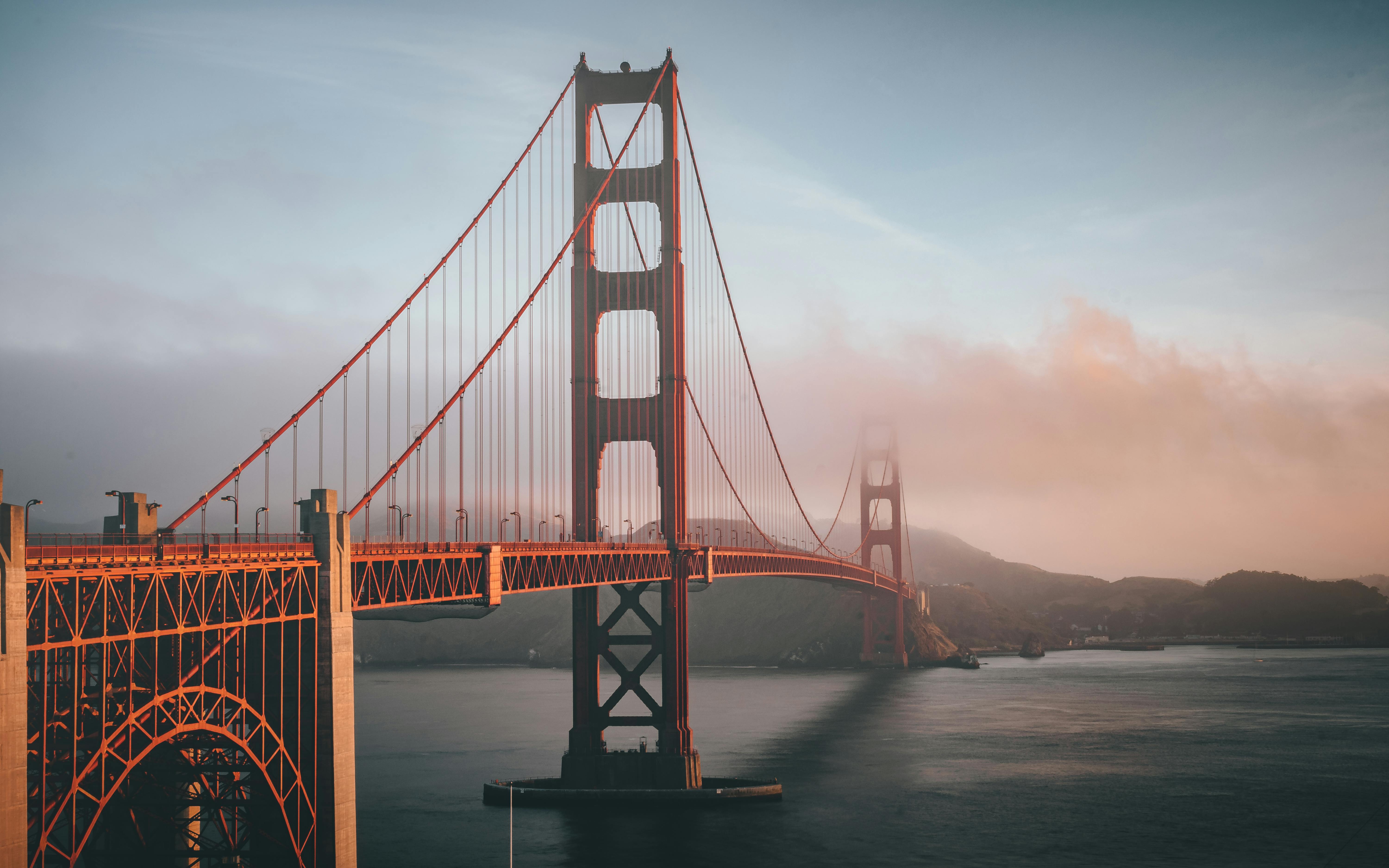 The Golden gate bridge in San Francisco.